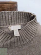 Suéter de Punto Jaspeado Cuello Semi-Alto H&M Talla M - Miniatura 4