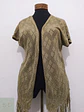 Cárdigan Calado Beige Vero Moda con Flecos Talla M - Miniatura 2