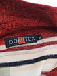 Suéter de Punto Listado con Cuello Polo Domitex Talla L - Miniatura 4