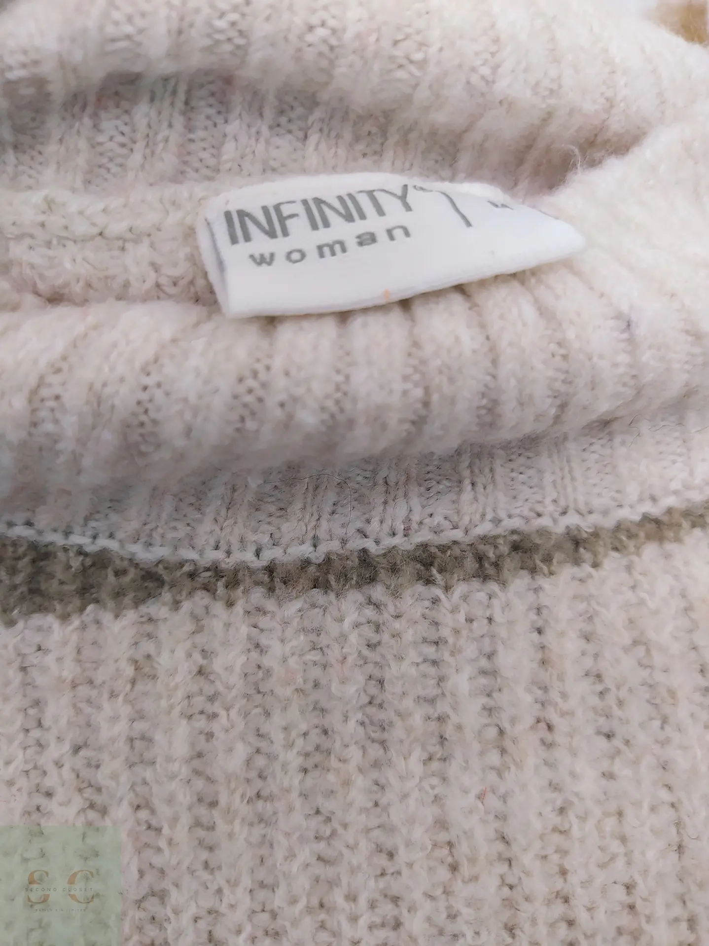 Suéter a Rayas de Punto Texturizado Infinity Woman Talla M 4