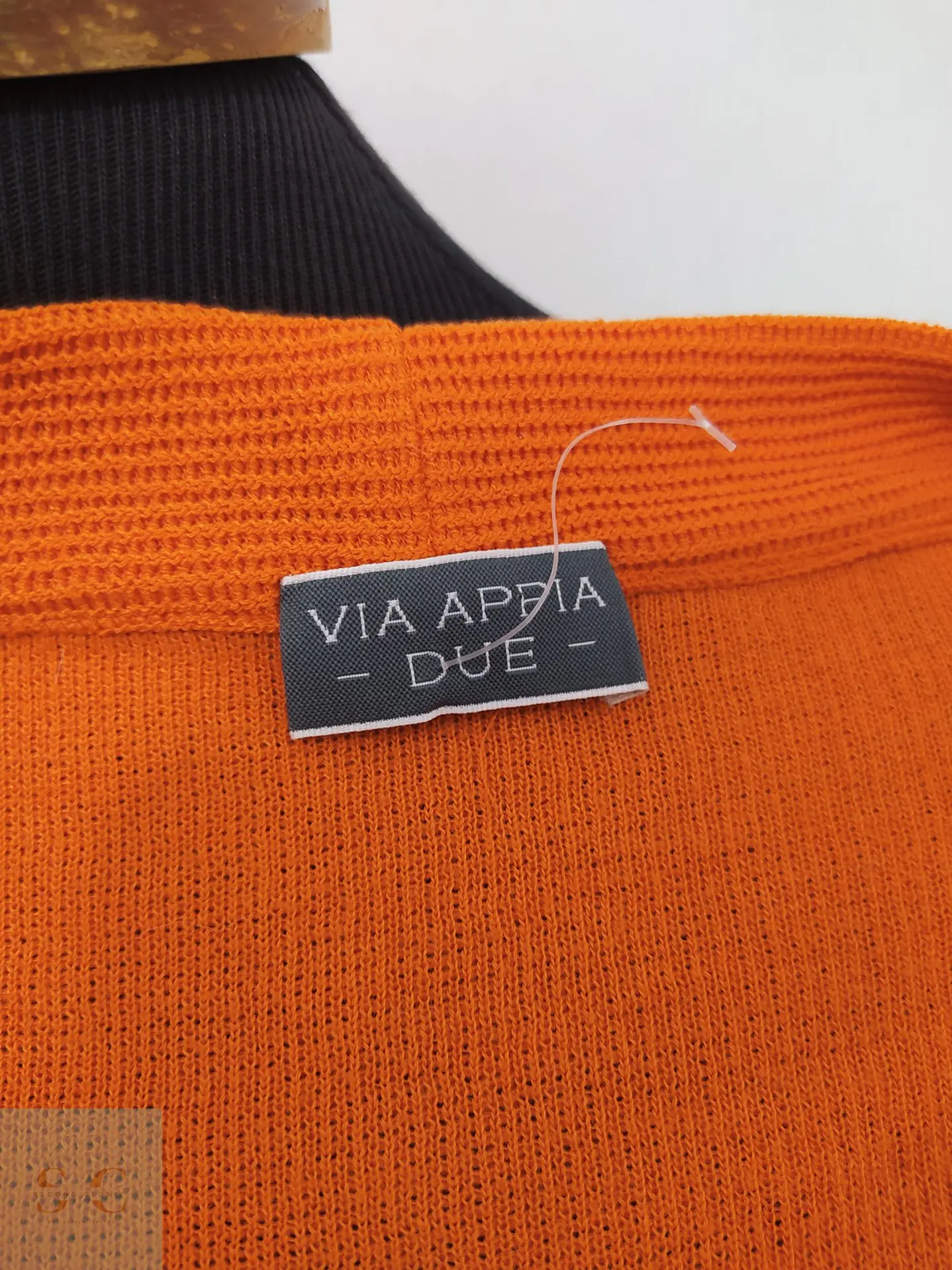 Chaleco Cardigan sin Mangas Naranja Via Appia Due Talla 3XL 4