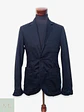 Blazer Casual de Algodón Negro con Bolsillos Parche Talla S - Miniatura 1