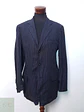 Blazer a Rayas Diplomáticas de Lino y Viscosa Talla L - Miniatura 2
