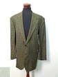 Blazer de Lana Virgen a Cuadros Verde Vintage Talla XXXL - Miniatura 2