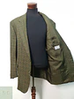 Blazer de Lana Virgen a Cuadros Verde Vintage Talla XXXL - Miniatura 6