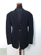 Blazer Sartorial de Lana Afelpada en Tono Gris Plomo Talla XXL - Miniatura 2