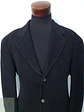 Blazer Sartorial de Lana Afelpada en Tono Gris Plomo Talla XXL - Miniatura 3