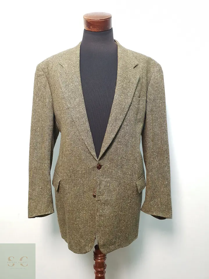 Blazer Vintage de Lana Virgen y Alpaca Made in Germany Talla XXL 2