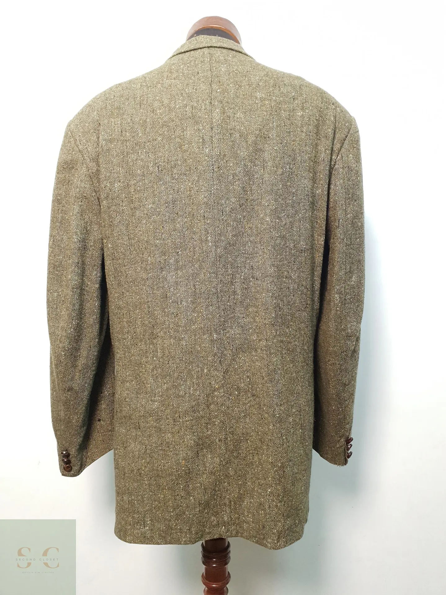 Blazer Vintage de Lana Virgen y Alpaca Made in Germany Talla XXL 9