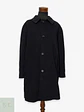 Abrigo Overcoat Gris Marengo en Lana Vintage Talla XXXL - Miniatura 1