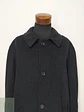 Abrigo Overcoat Gris Marengo en Lana Vintage Talla XXXL - Miniatura 3