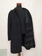 Abrigo Overcoat Gris Marengo en Lana Vintage Talla XXXL - Miniatura 5