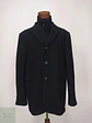 Abrigo 3/4 Negro con Pechera Integrada y Solapa Muesca Talla XL - Miniatura 2