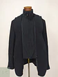 Abrigo 3/4 Negro con Pechera Integrada y Solapa Muesca Talla XL - Miniatura 5
