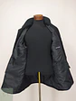 Abrigo 3/4 Negro con Pechera Integrada y Solapa Muesca Talla XL - Miniatura 8