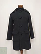 Abrigo Duffle en Paño de Lana Gris Plomo Talla S - Miniatura 2