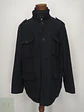 Chaquetón Militar de Paño Negro con Cuello Chimenea Talla XL - Miniatura 2