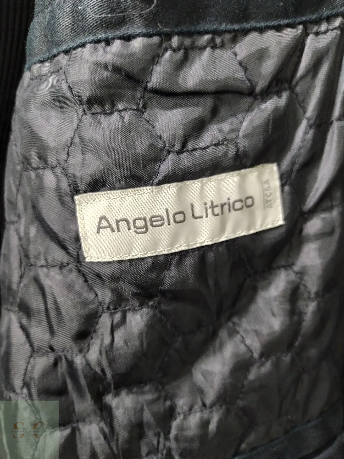 Chaquetón Militar de Paño Negro con Cuello Chimenea Talla XL 7
