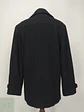 Abrigo Cruzado Peacoat en Paño de Lana Negro Talla ML - Miniatura 8