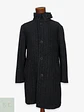 Abrigo Largo de Lana en Espiga Gris Marengo Talla XL - Miniatura 1