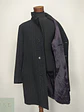 Abrigo Largo de Lana en Espiga Gris Marengo Talla XL - Miniatura 5