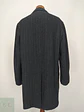 Abrigo Largo de Lana en Espiga Gris Marengo Talla XL - Miniatura 7