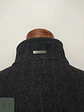 Abrigo Largo de Lana en Espiga Gris Marengo Talla XL - Miniatura 8