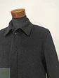 Abrigo de Paño Gris Marengo con Botonadura Oculta Banana Republic Talla L - Miniatura 4