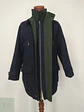 Chaquetón Utility de Paño de Lana Azul Marino y Verde Talla ML - Miniatura 5