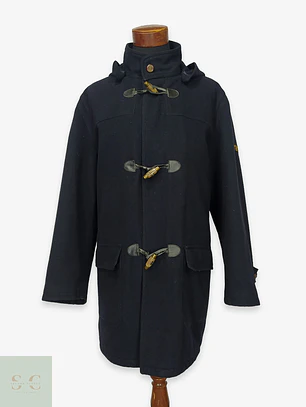 Abrigo Trenca Duffle Coat Navigare Azul Oscuro Talla XL