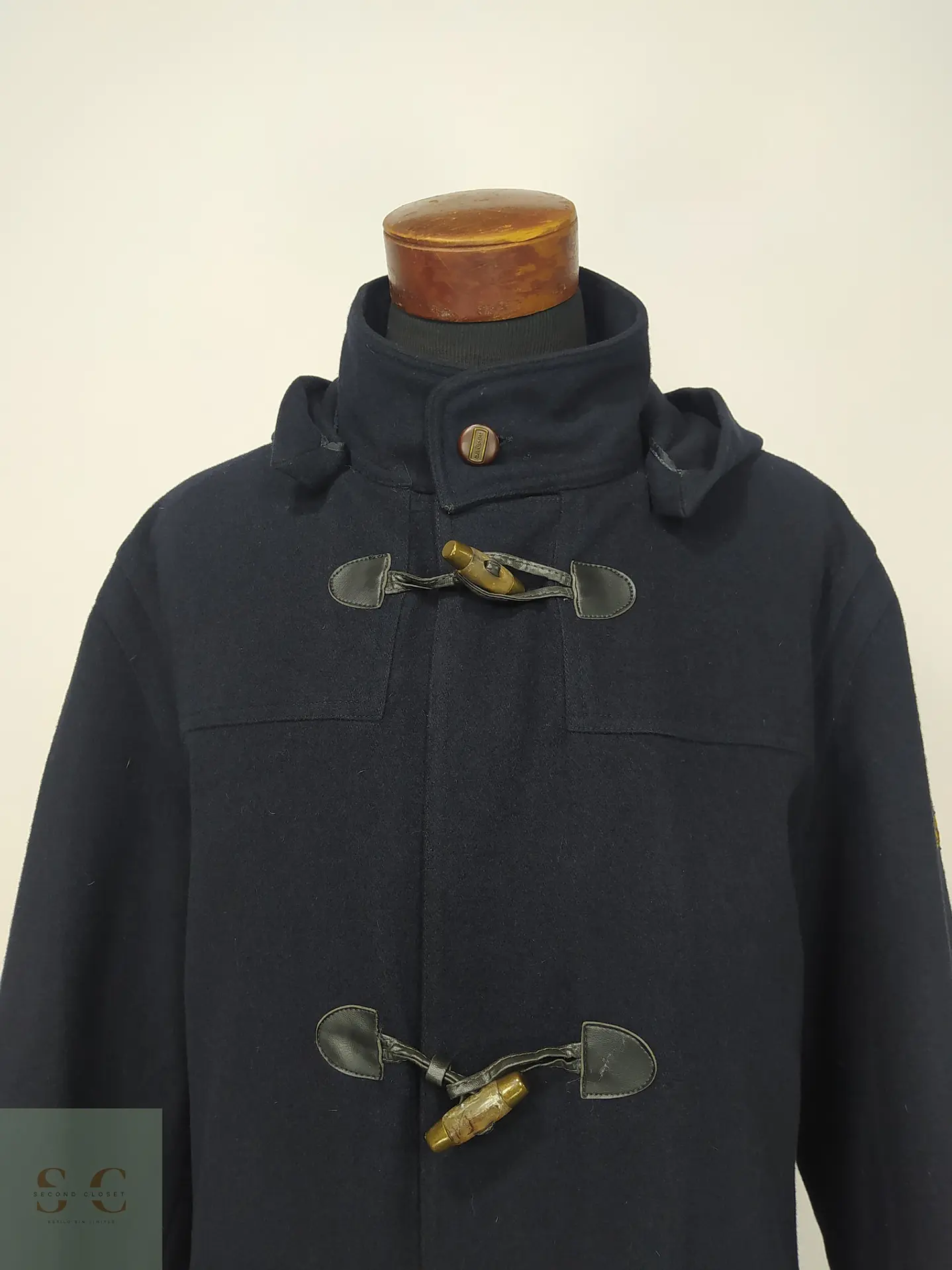 Abrigo Trenca Duffle Coat Navigare Azul Oscuro Talla XL 3