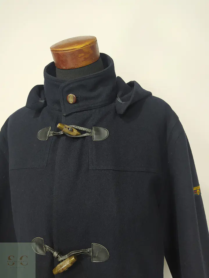 Abrigo Trenca Duffle Coat Navigare Azul Oscuro Talla XL 4