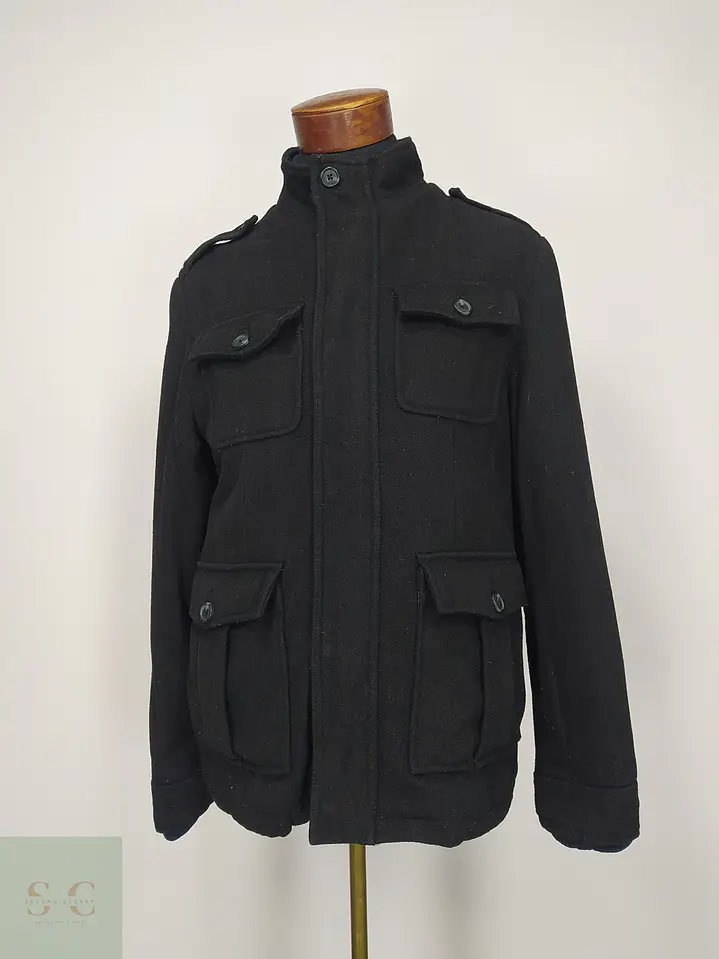 Chaquetón Utilitario de Paño Estilo Militar Merona Talla S 2