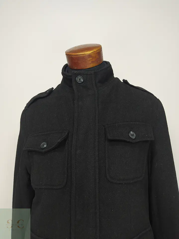 Chaquetón Utilitario de Paño Estilo Militar Merona Talla S 3