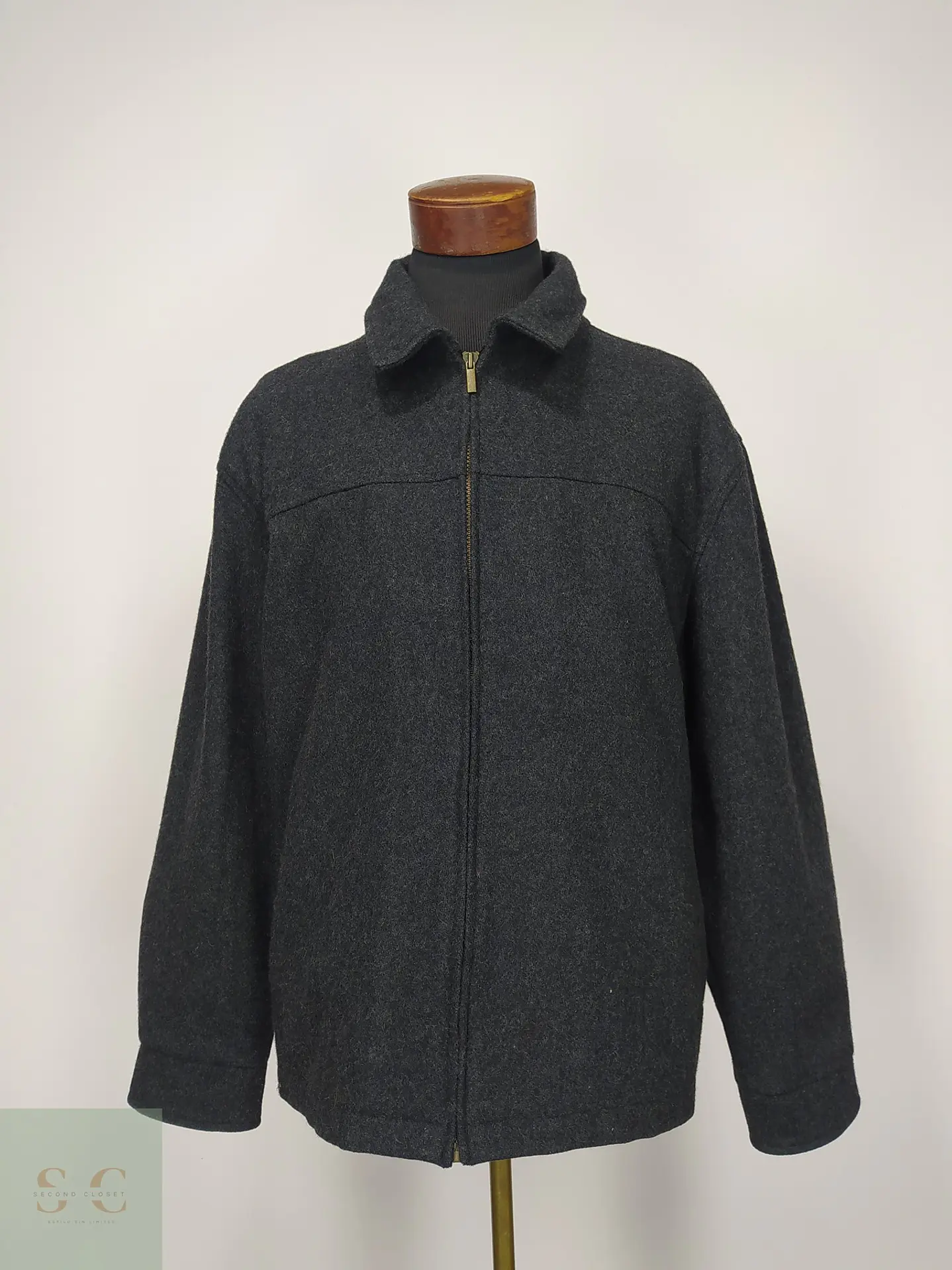 Chaqueta de Paño Gris Marengo Cherokee Talla XXL 2