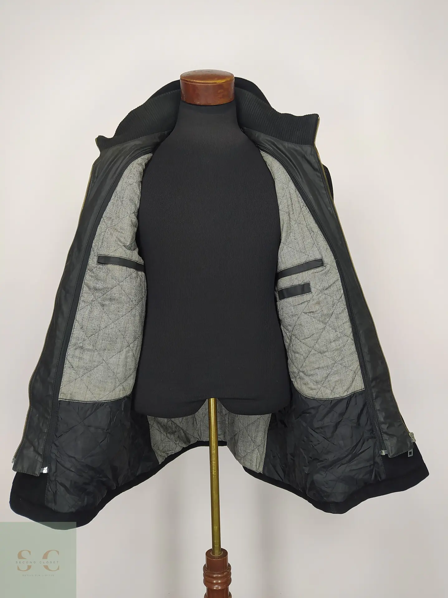 Chaquetón Utilitario de Paño Negro Camel Active Talla SM 7