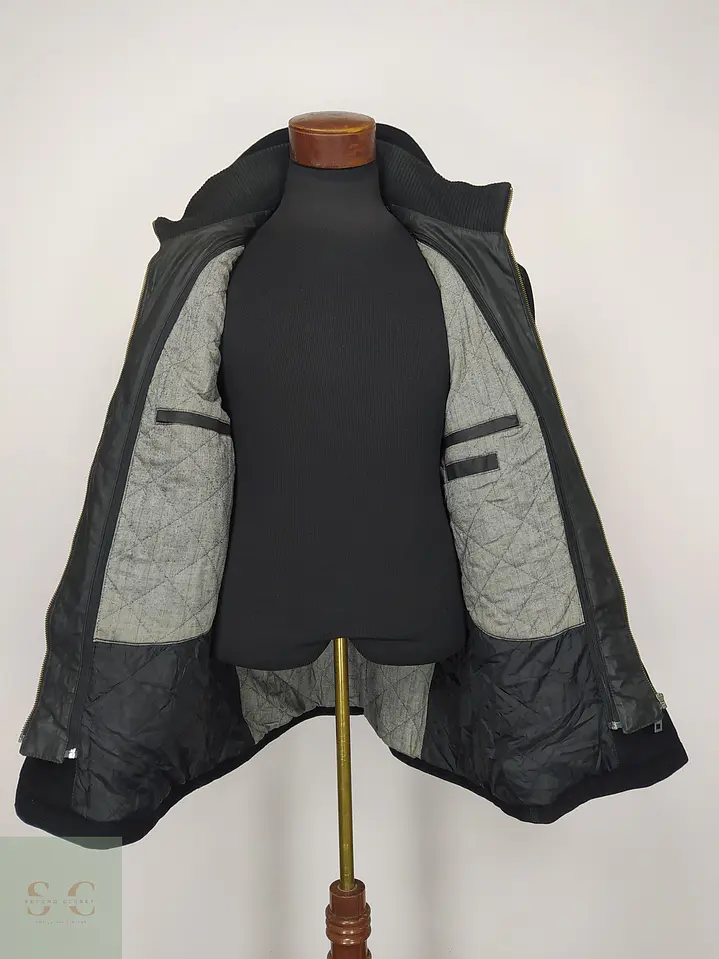 Chaquetón Utilitario de Paño Negro Camel Active Talla SM 7