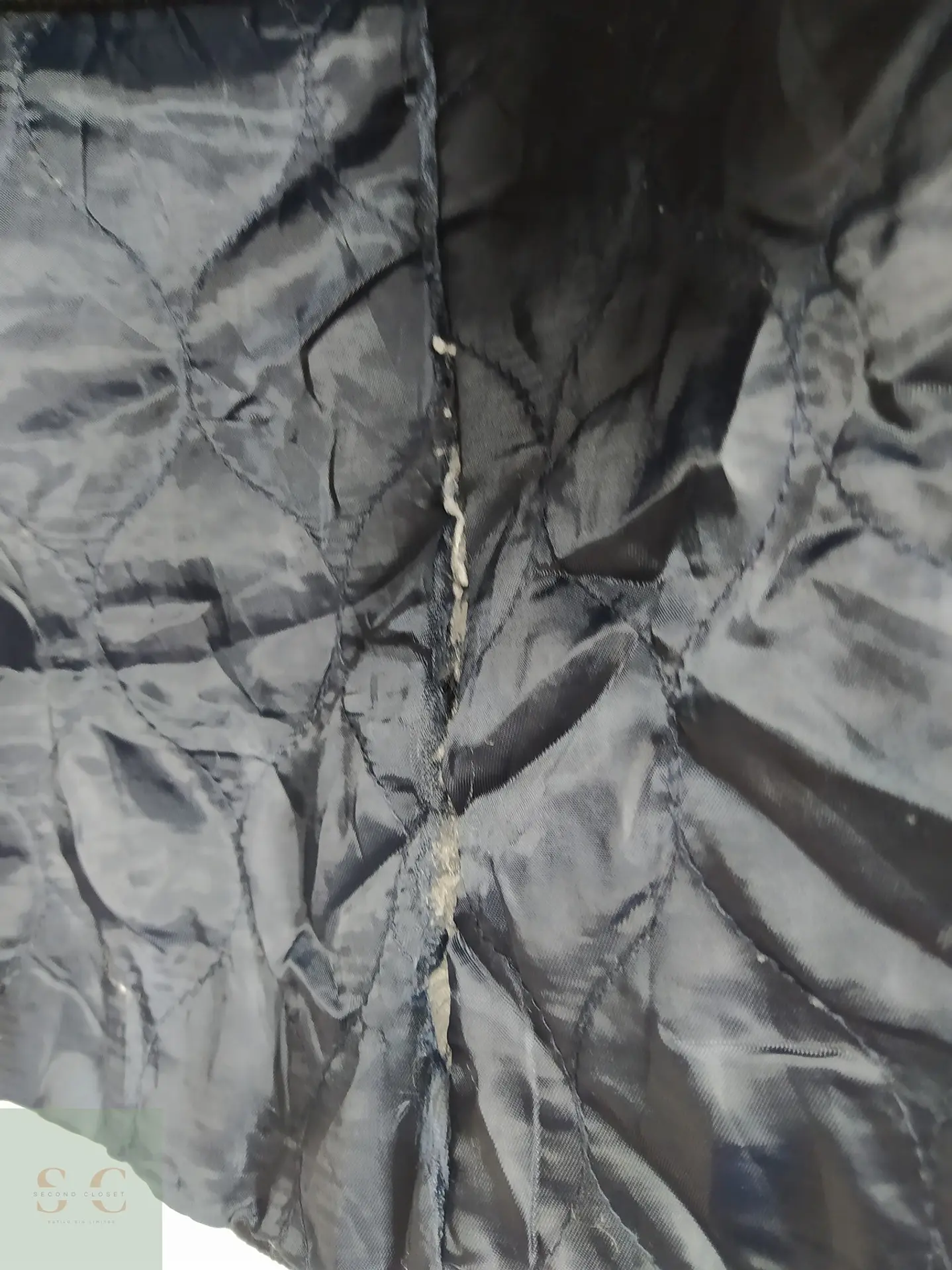 Abrigo Negro de Paño con Cuello Chimenea Christian Berg Talla M 8