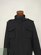 Chaquetón Estilo Militar M-65 en Paño Negro Shine High Class Talla SM - Miniatura 3