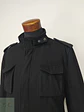 Chaquetón Estilo Militar M-65 en Paño Negro Shine High Class Talla SM - Miniatura 4
