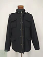Chaquetón Estilo Militar M-65 en Paño Negro Shine High Class Talla SM - Miniatura 5