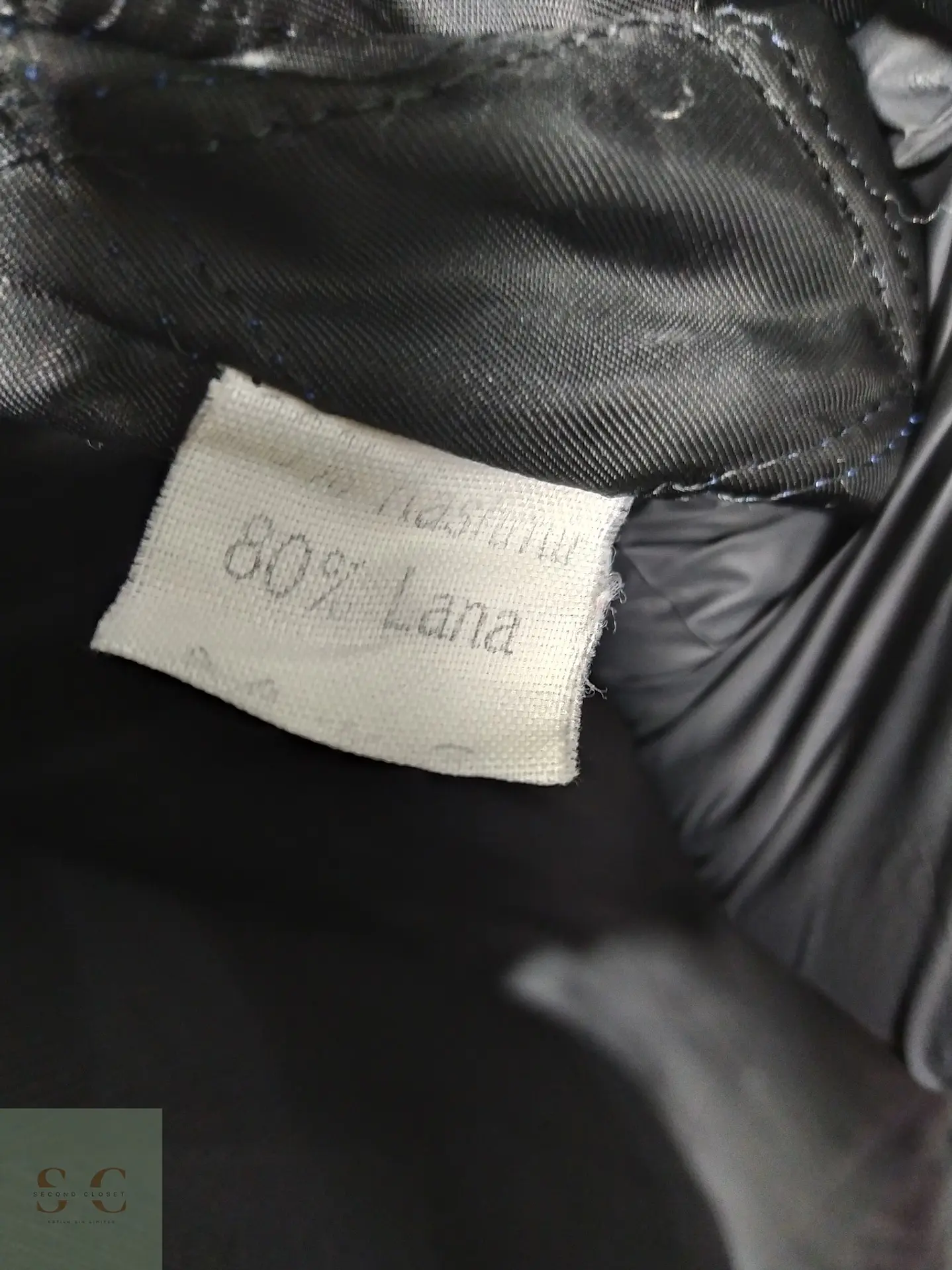 Abrigo Duffle Coat Verde Forestal en Paño de Lana Charles Valentino Talla L 8