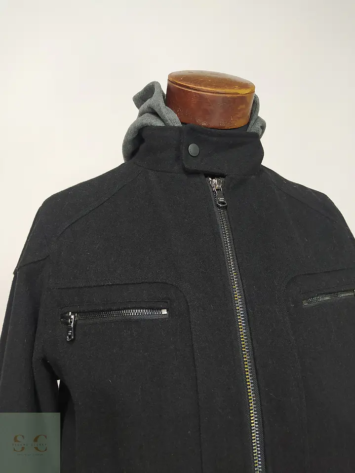 Chaqueta Urbana de Paño con Capucha Calvin Klein Talla S 4