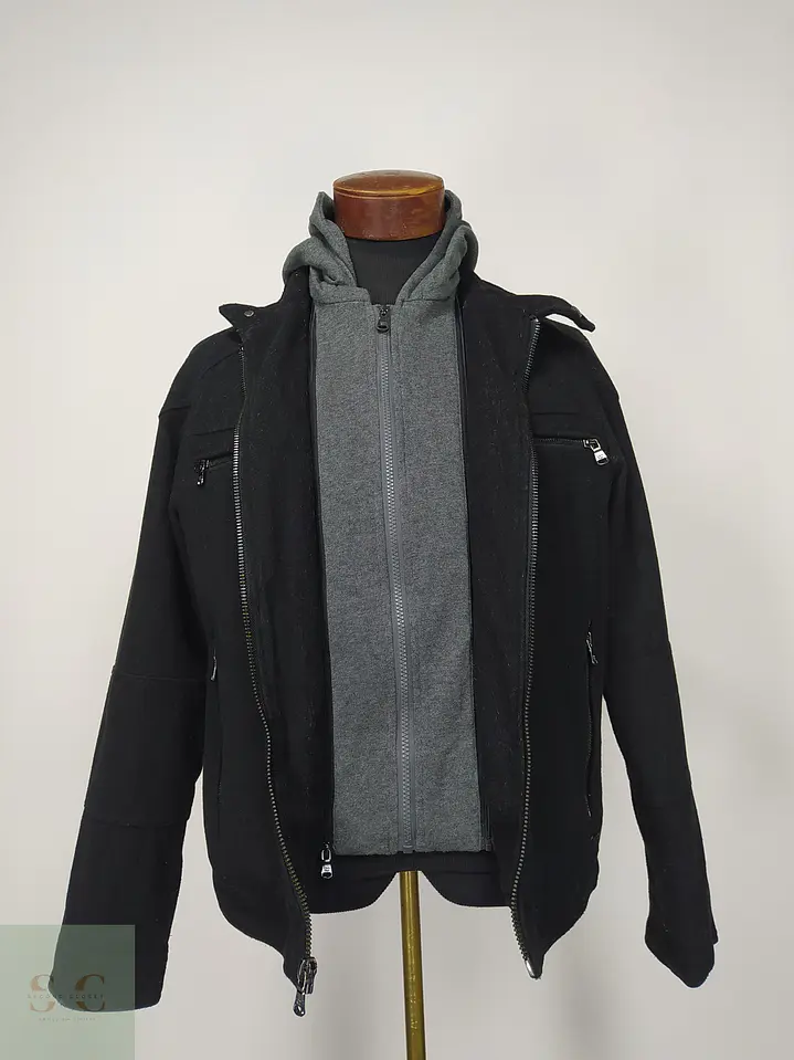 Chaqueta Urbana de Paño con Capucha Calvin Klein Talla S 5