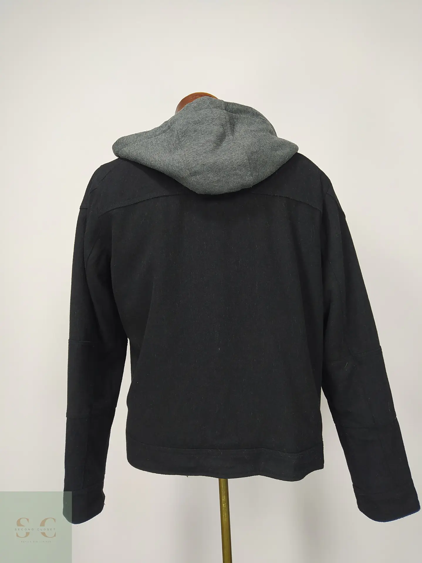 Chaqueta Urbana de Paño con Capucha Calvin Klein Talla S 8