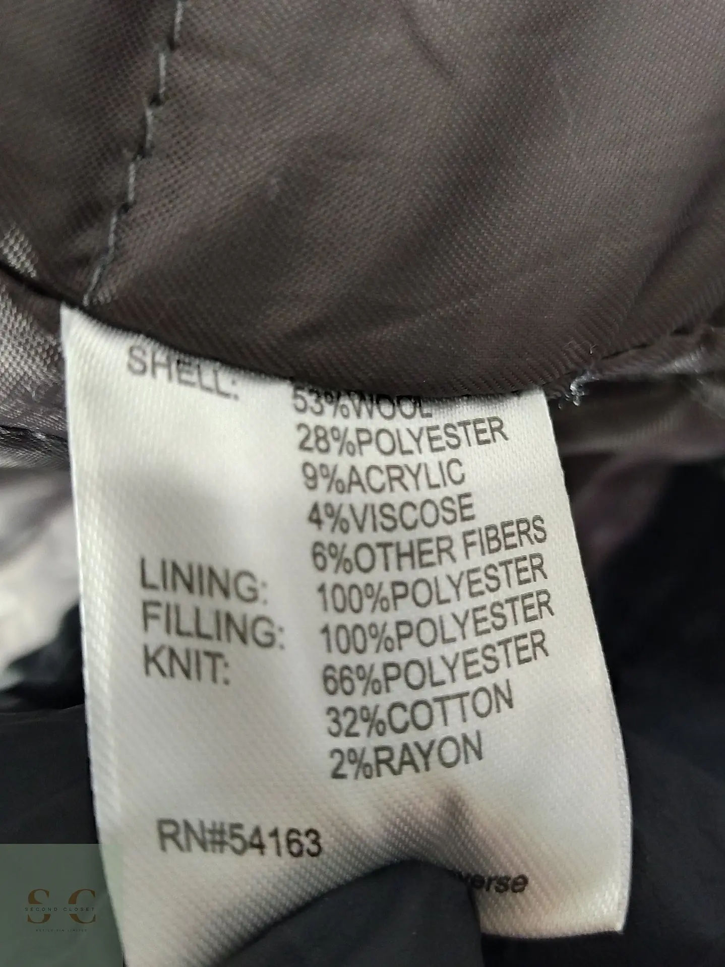 Chaqueta Urbana de Paño con Capucha Calvin Klein Talla S 9