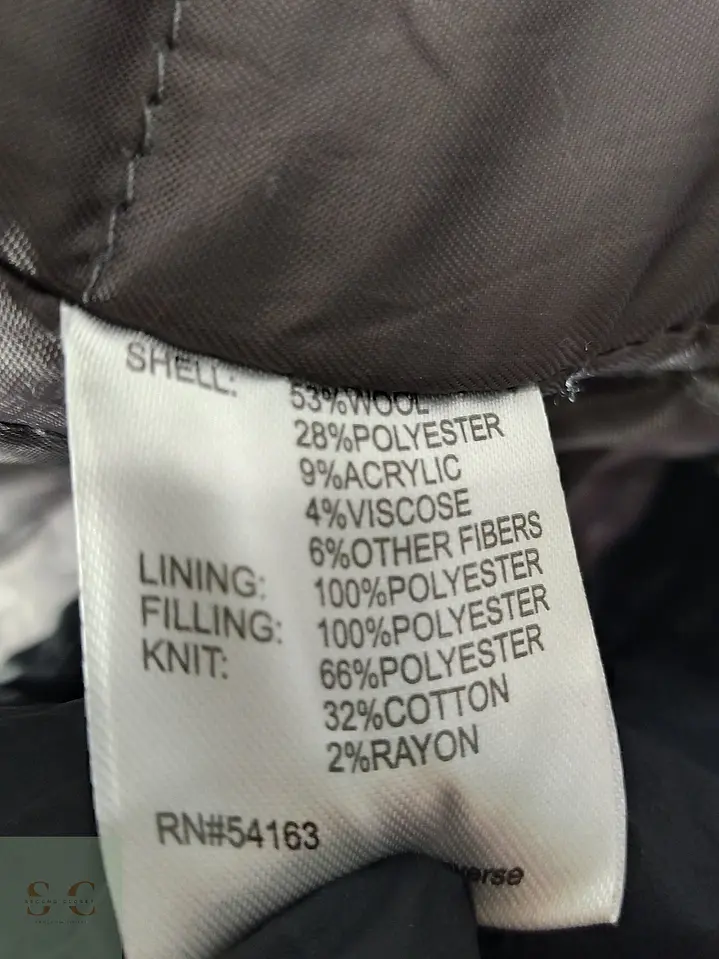 Chaqueta Urbana de Paño con Capucha Calvin Klein Talla S 9