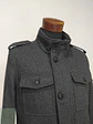 Chaquetón de Paño Estilo Militar Gris Plomo Black Rivet Talla XS - Miniatura 4