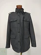 Chaquetón de Paño Estilo Militar Gris Plomo Black Rivet Talla XS - Miniatura 5