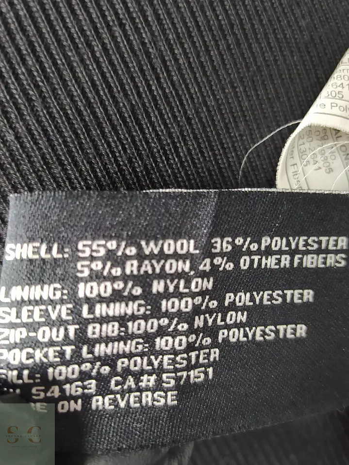 Chaquetón de Paño Estilo Militar Gris Plomo Black Rivet Talla XS 8
